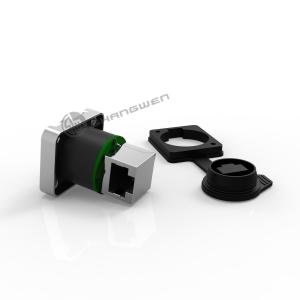 Wholesale Rj45 Female Ethernet Chassis Connector Industrial IP65 Waterproof from china suppliers