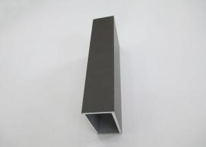 Wholesale Thin Wall Black Anodized Aluminum Square Tubing Height 25mm Width 60mm from china suppliers