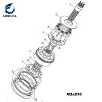 M2X146 (EX200-5) M2X150 / 170 (EX400) Excavator Swing Motor Parts