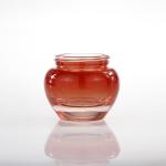 Unique Red Cherry Shape Cream Glass Jars 50g Cosmetics Empty Bottle