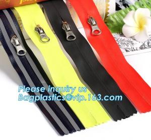 China OEM design zipper with semi auto lock slider/ continuous zipper/ zipper waterproof, 5# nylon & waterproof zipper seamles on sale