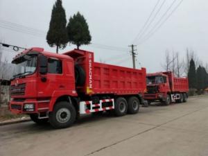 Wholesale SHACMAN F3000 Dump Truck 6x4 380Hp EuroII Red tipper truck model SSX3255DT384 from china suppliers
