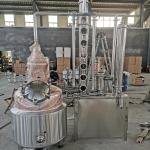 Restaurant Alcohol Distillation Equipment with High Capacity Copper Distiller