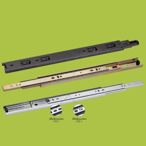Wholesale cabinet hardware Black paint slides full extension runner 22 inch from china suppliers