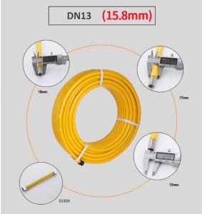 Wholesale SS PVC Cover Fire Resistant Hose , 15.8 mm Flame Resistant Hose from china suppliers