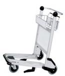 Stable Airport Luggage Trolley Shopping Cart With Brake 250 Kgs Per Layer