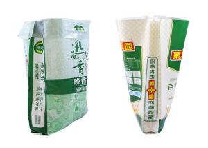 Wholesale Biodegradable 25kg Rice Bag , Single Folded Empty Rice Bags Offset Printing from china suppliers