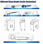 Small Size 150W Fiber Laser Cleaning Machine Continuously Long Time Working