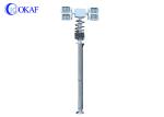 8M Aluminum Alloy Truck Mounted Led Light Tower Mobile Pneumatic Mast Lifting