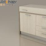 Modern Style E0 Material Grade Customize Pvc Ready Made Small Mini Set Kitchen