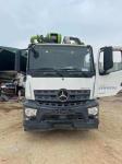 Green Zoomlion 59m Used Concrete Pump Truck with Mercedes Benz Chassis Concrete