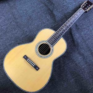 Wholesale Custom Grand Jimmie Rodgers 000-45s All Solid Wood Acoustic Guitar Ebony Fingerboard Abalone Binding Accept Customized from china suppliers