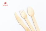 Disposable Wooden / Bamboo Cutlery Set With Fork Spoon Knife