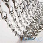 Door Chain Link Fence Curtains Aluminium Chain Link Fly Screens ODM