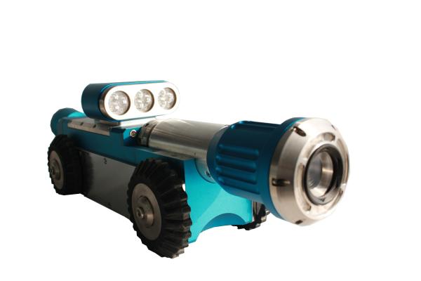 Robotic CCTV Pipe Inspection Equipment Powerful Crawler Drive Cable Data