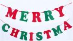 Felt Custom Christmas Flags Hanging Atmosphere Festival Decoration