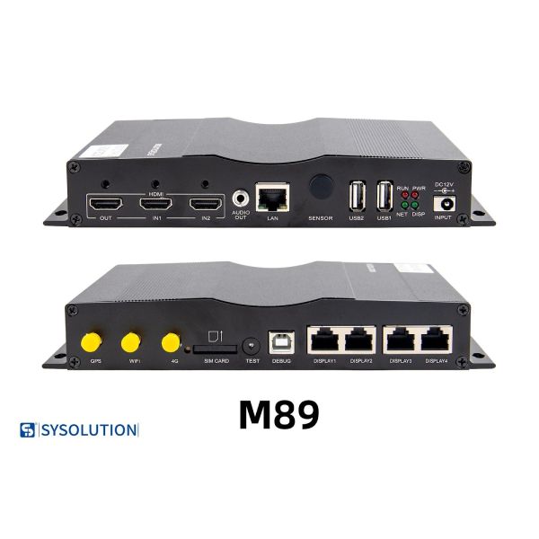 Sysolution Synchronous&Asynchronous Sending Card M89BS 4 Ethernet ports HDMI in and out