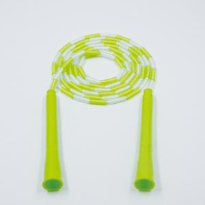 Wholesale PVC Colorful Soft Beaded Jump Rope Bamboo Joint Beaded Skipping Rope from china suppliers