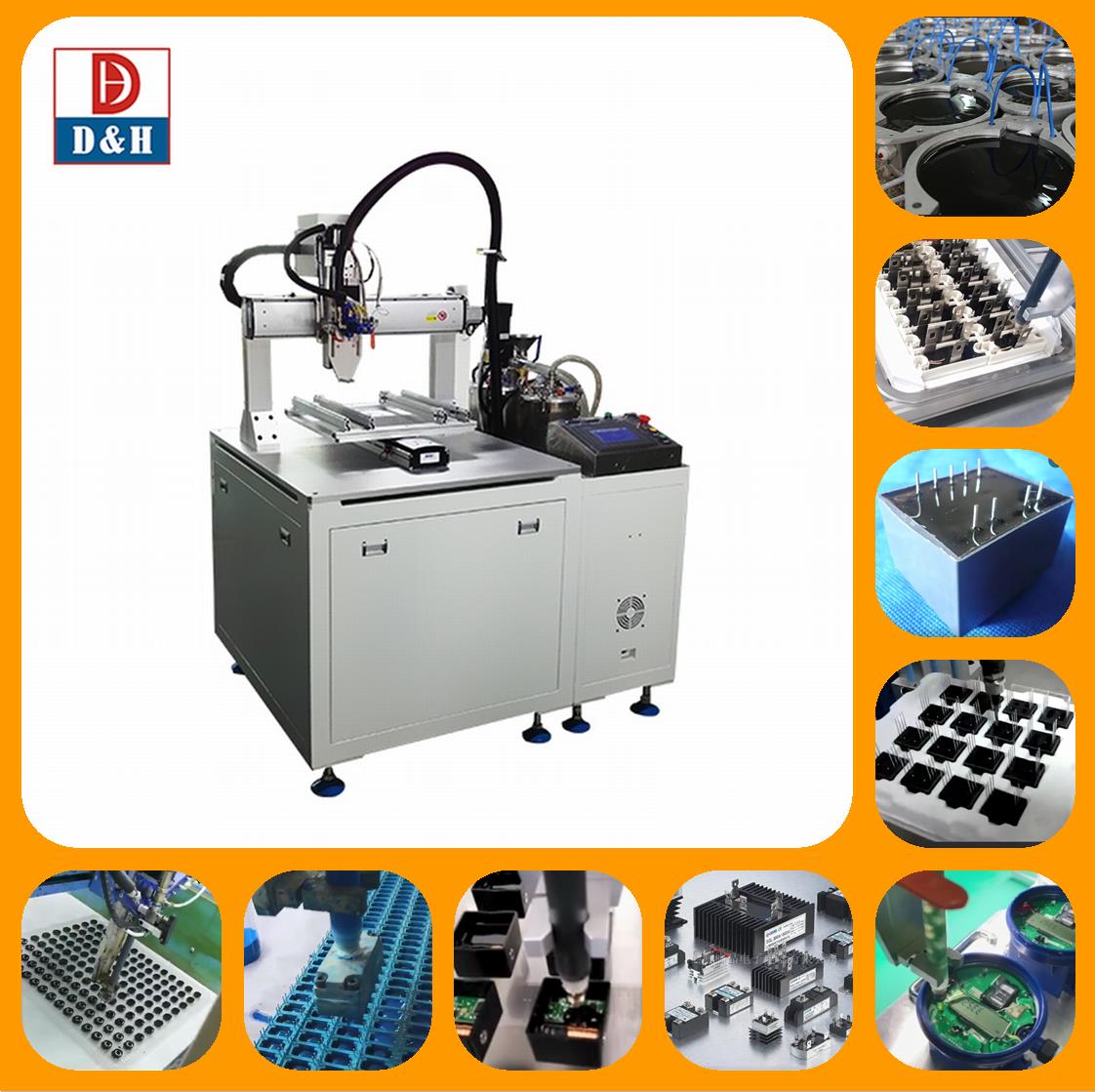 700x700x100mm Doming Liquid Glue Dispensing Machine for Semi Auto Glue Dispenser
