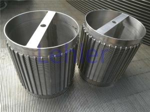 Wholesale 50 Micron Wedge Wire Sieve Filters Stainless Steel 316L Inside To Outside Type from china suppliers
