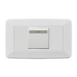 Electrical Light Switch Silver Contacting Point , Household 1 Gang One Way