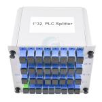 OEM 32 Way SC UPC Passive Fiber Optic Splitter GPON FTTH