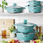 Wholesale 10 Pieces Cooking Pot Set Induction Non Stick Cookware Set Aluminium