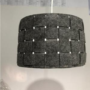 Wholesale Woven Felt Wrapped String Lamp Shade 300x200MM Grey White Red from china suppliers