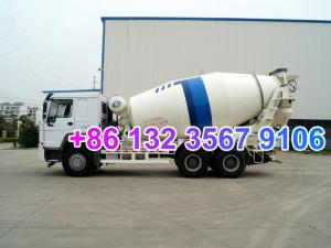 Wholesale 8CBM 9CBM 10 CBM HOWO Chassis 6x4 HJS5256GJBHA Cement Mixer Truck For Colombia from china suppliers