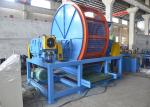 High Output Tyre Shredder , Waste Tyre Recycling Equipment Easy Installation