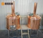 Pub / Restaurant Beer Brewing Equipment Electrical Heating 3.0mm Inner Jacket