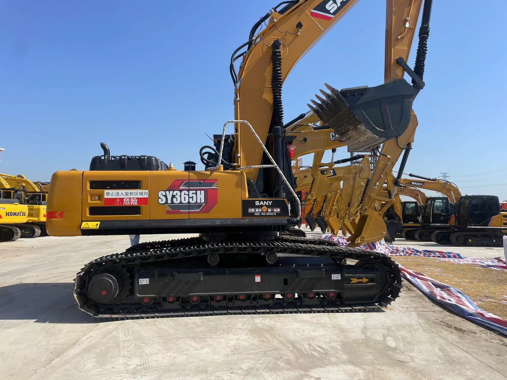 Sany SY365H Excavator Used Isuzu Engine Quality Engineering Construction Equipment