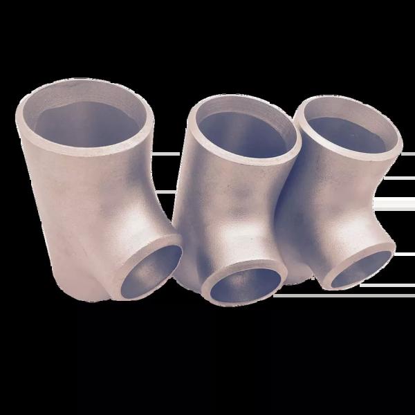 Welded Strength Stainless Steel Tee Piece Branch Good Formability Temperature