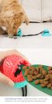 Heavy-Duty TPR Dog Chew Toy with Suction - Grind-to-Eat Food Dispenser Ball