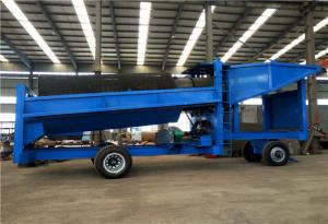 Wholesale 150m3/H,85Kw Power, 9m Length ,Steel,Rotary Movable,Gold Washing Trommel Screen from china suppliers