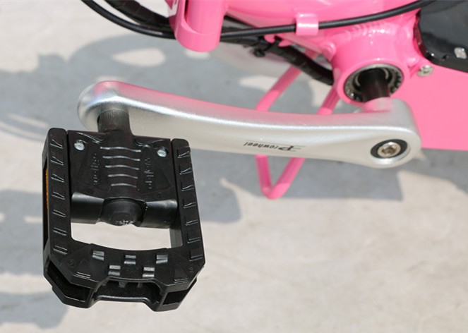 Aluminum Alloy Frame 20" Female Folding Electric Bicycle 6 Speed With Integrated Wheel