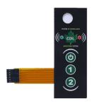 Custom-Made 3M Adhesive Waterproof Touch Screen Keypads / Keyboards Membrane