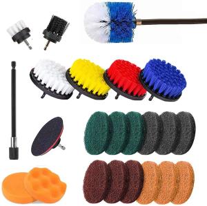 Wholesale 23 Piece Drill Brush Attachment Kit Power Scrubber Drill Brushes for Cleaning from china suppliers