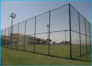 China anti corrosion Basketball Court Diamond Chain Link Fence on sale