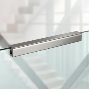 Wholesale Modern Stainless Steel Handrails with Flat Saddle for Glass Railings from china suppliers