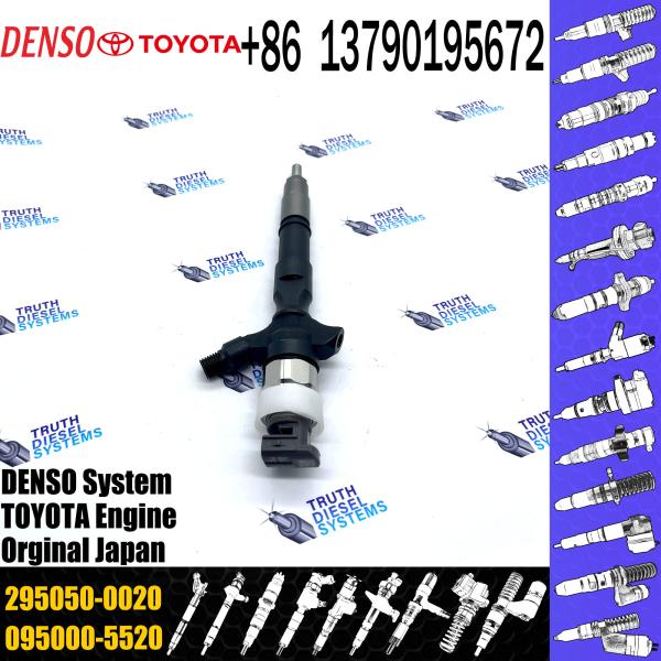 Diesel Fuel Common Rail Injector 295050-0020 For Toyota 1KD 2KD 23670-30190