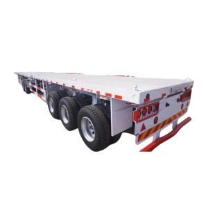 Wholesale SDHIM Interlink Flat Deck Semi Trailer 20Foot And 40Foot from china suppliers