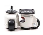 Aluminum Alloy Swivel Leveling Outdoor Caster Wheels 120kg Anti static