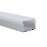 Buy cheap Frosted Flat 2.5m Recessed Aluminum LED Profile from wholesalers