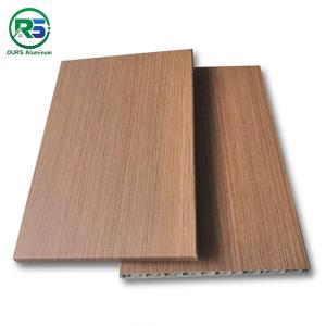 Wholesale Wood Graid Aluminum Honeycomb Panel / Curtain Wall Sandwich Metal Panel from china suppliers
