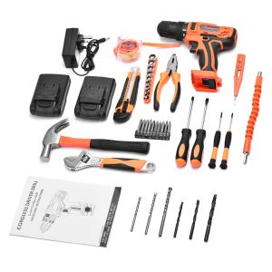 Wholesale 28N.M Brushless Cordless Tool Set 21Volts Cordless Power Drill Tools 1500MA Battery from china suppliers