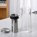 Stainless Steel Filter Iced Tea Coffee Pot with Large Capacity and Exquisite