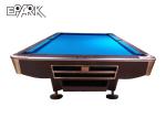 American Style 9 Foot Black Billiard Table For Shopping Mall