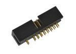 Large Current Box Header Connector 2.54mm 20 Pin Empty 2 Pin Straight Black