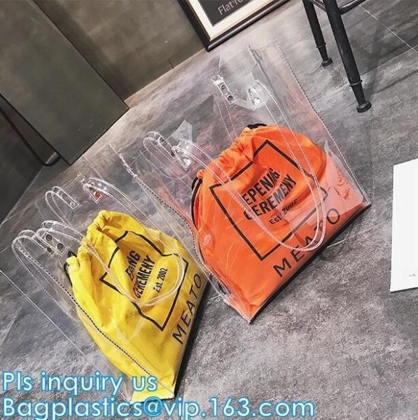 pvc tote shopping bag with strength handle, Purse Handbag,pvc shopping bag, Pvc